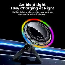 Magnetic Wireless Car Charger & Phone Mount