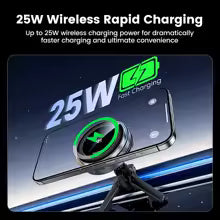 Magnetic Wireless Car Charger & Phone Mount
